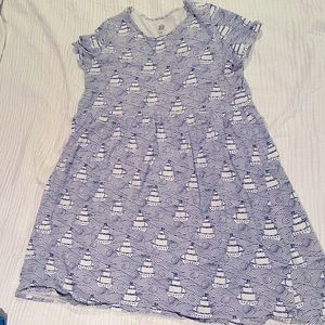 Boat Patterned Dress